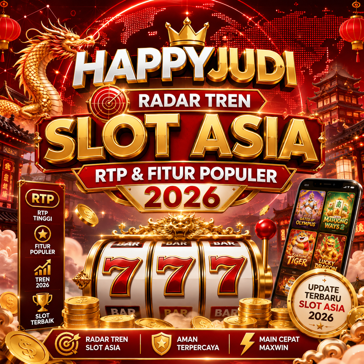 HAPPYJUDI | Radar Tren Slot Asia, RTP & Fitur Populer 2026
