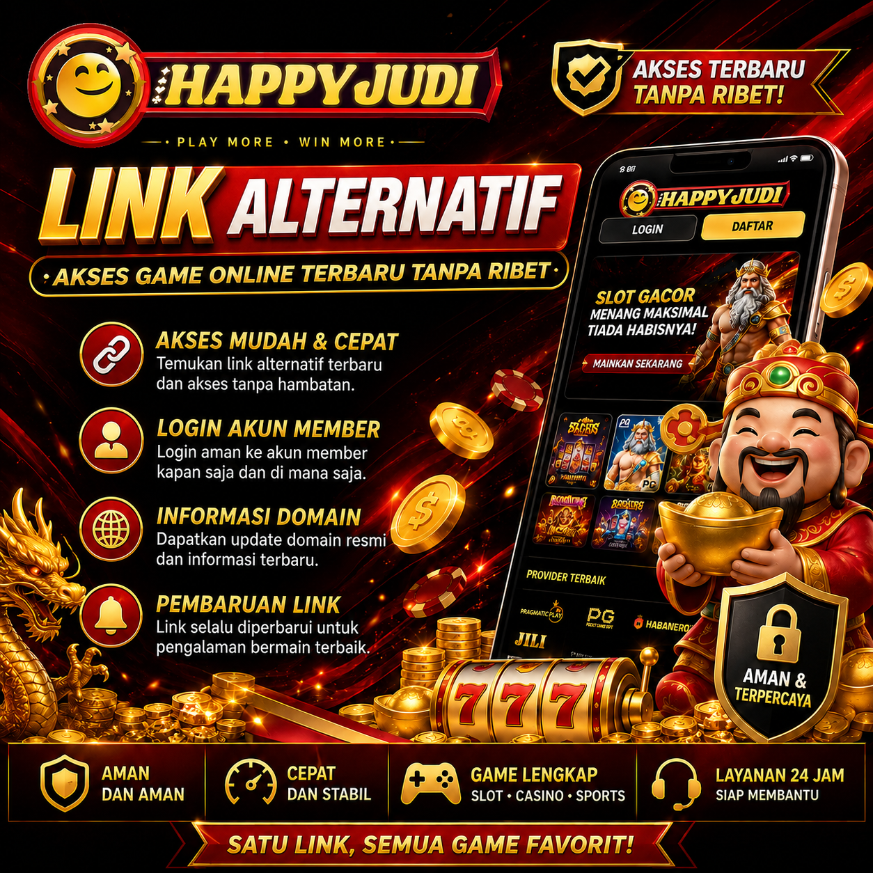 HAPPYJUDI Link Alternatif | Akses Game Online Terbaru Tanpa Ribet